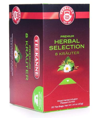 Buy Teekanne Finest Herbs 20 Bags - Pack of 5 (5x40g) | Premium Herbal Tea | International Shipping Available - Buy Online on SooperMarket.com