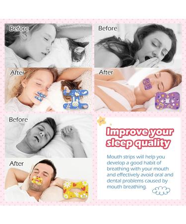 Sleep Mouth Strips 90 Pcs - Gentle Mouth Tape for Mouth and Snoring, Stop Snoring with Better Nose Breathing - Sleep Aids - Buy Online on SooperMarket.com