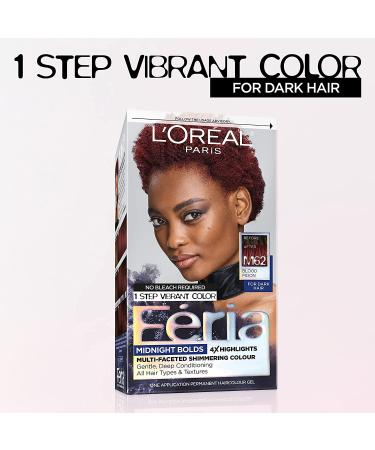 L'Oreal Paris Feria Midnight Bold Hair Color Kit - Blood Moon, No Bleach - Pack of 1 - Buy Online on SooperMarket.com