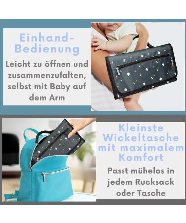 Buy Bubenherz XL Diaper Pocket | Comfort Hygiene Wrap & Non-Slip Wet Cloth | Diaper Bag Organizer for All Sizes - Greybear - Buy Online on SooperMarket.com