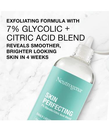 Neutrogena Skin Perfecting Daily Liquid Exfoliant for Oily Skin - Fragrance-Free 4 fl oz - Buy Online on SooperMarket.com