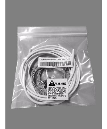Jagwire Road Shop Kit - White - Complete Brake & Shifter Cable Set for SRAM/Shimano - Buy Online on SooperMarket.com