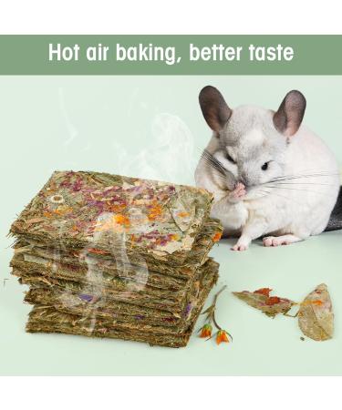Abiz Rabbit Kielzeug Set - 10 Natural Timothy Hay Toys & Herb Treats for Dwarf Rabbits Guinea Pigs and Hamsters - Buy Online on SooperMarket.com