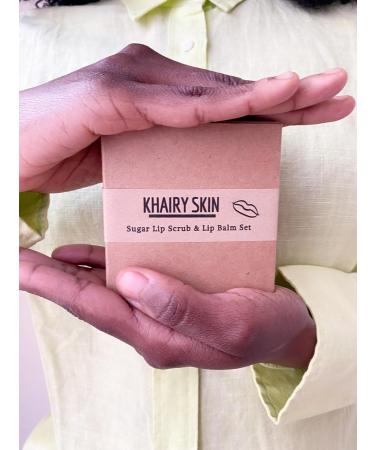 100% Natural Lip Balm & Scrub Duo | Intensive Vegan Lip Care for Dry Chapped Lips - Made with Cranberry Butter - Buy Online on SooperMarket.com