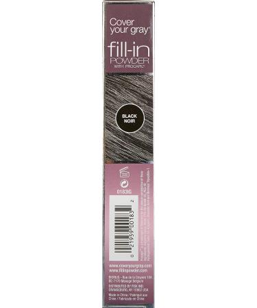 Cover Your Gray Fill In Powder - Black | Instant Root Touch Up Solution - Buy Online on SooperMarket.com