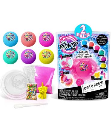 So Bomb Make Your Own (DIY) Fizzy Bath Bomb Mystery Packs with Surprise Inside - 2 Pack - Buy Online on SooperMarket.com