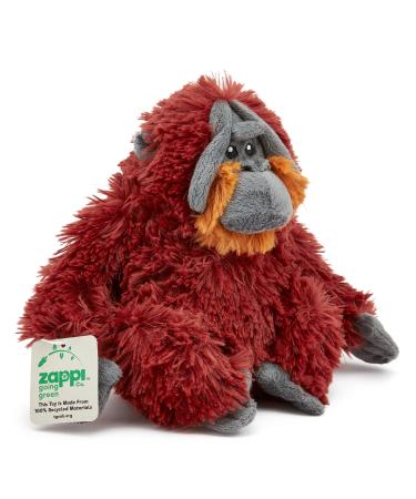 Zappi Co Ultra Soft Orangutan Plush Toy (23cm Width) - 100% Recycled Eco-Friendly Newborn Gift Realistic Lifelike