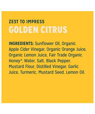 Sir Kensington's Golden Citrus Vinaigrette 8.45 fl oz - Premium Salad Dressing - Buy Online on SooperMarket.com