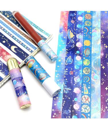 24 Rolls Washi Tape Set - Gold Foil Galaxy Decorative Masking Tape Constellation  Stars  Celestial  Adhesive Tape for Bullet Journal  Diy Craft  Scrapbooking Supplies  Gift Wrapping  Party decoration - Buy Online on SooperMarket.com
