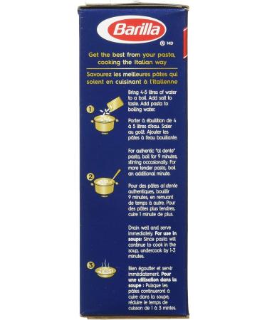 Barilla Orzo Soup Cuts Pasta | 340 Grams (Pack Of 16) | Rice Shaped Noodles for Soups Sauce and Salad | Non-GMO Pasta Made with Durum Wheat Semolina | Enriched with Iron and B Vitamins | Kosher Certified - Buy Online on SooperMarket.com
