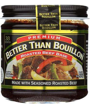 Better Than Bouillon Reduced Sodium Roasted Beef Base, 8 oz