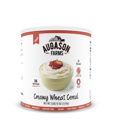 Augason Farms Creamy Wheat Cereal 3 lbs 15 oz No. 10 Can