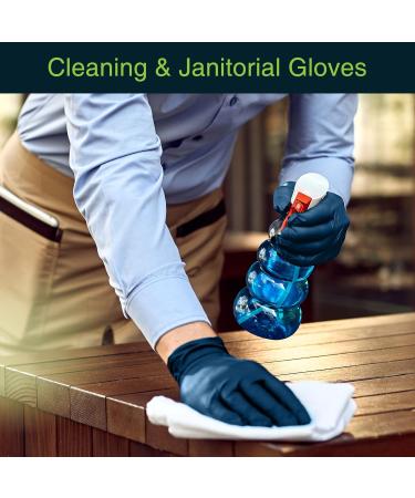 Gloves Disposable Latex Free Navy Nitrile Gloves Medium 50 Count - Powder Free Rubber Gloves - Medical Exam Surgical Gloves - Food Safe Cooking Gloves 3 Mil Thick Medium 50 - Buy Online on SooperMarket.com