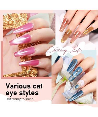 MIZHSE Nail Magnet Tool | Double-Head Cat Eye Magnet Pen | Hexagonal Design for Nail Art | Professional & DIY Nail Salon Tools - Buy Online on SooperMarket.com