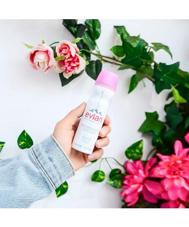 Evian Facial Spray Travel Duo 1.7 Fl Oz - Pack of 2 | Hydrating Face Mist Set - Buy Online on SooperMarket.com
