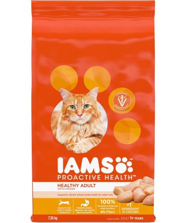 IAMS Proactive Health Healthy Adult Dry Cat Food with Chicken 7.26kg Bag & Perfect Portions Healthy Wet Cat Food Adult Grain Free Cuts in Gravy - Chicken and Tuna 12CT Multipack 75g Tray 7.26 kg (Pack of 1) Dry Cat Food + Wet Cat Food - Buy Online on SooperMarket.com