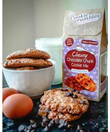 Ultimate Chocolate Baking Kit - Chewy Cookie & Wholesome Brownie with Wooden Spoon | Ideal Gift for Chocolate Lovers - 358g - Buy Online on SooperMarket.com