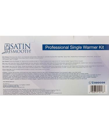 SATIN SMOOTH Professional Single Wax Warmer Kit - 48 Piece Set | Best Waxing Solution - Buy Online on SooperMarket.com
