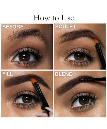 Buy Tinted Eyebrow Gel Kit - Waterproof Eyebrow Pomade for Full & Natural Brows | International Shipping - Buy Online on SooperMarket.com