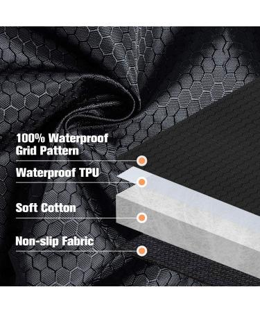 Peticon Waterproof Dog Car Seat Cover with Mesh Window - Nonslip, Scratchproof Hammock for Backseat - Fits Cars, Trucks, SUVs, Jeeps - Black - Buy Online on SooperMarket.com