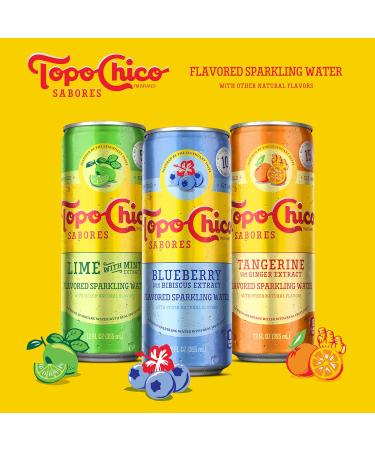 Topo Chico Blueberry Hibiscus Sparkling Water - 12oz 8pk - Refreshing Flavor International Shipping Available - Buy Online on SooperMarket.com