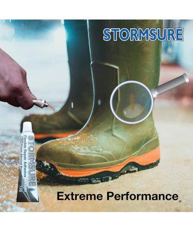 Wellington Boot Repair Kit - Khaki - Industry Wellie glue Sole Repair Heel Repair Boot Repair - Stormsure PU Adhesive Waterproof Permanent Durable Flexible - Buy Online on SooperMarket.com