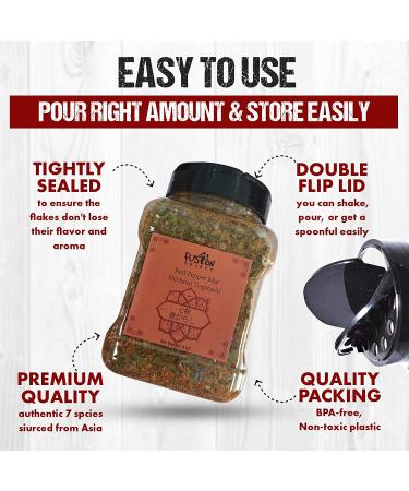 Fusion Select 6 Oz Shichimi Togarashi Seasoning - Japanese 7 Spice & Chili Powder - Buy Online on SooperMarket.com