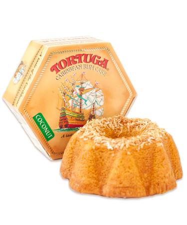 TORTUGA Caribbean Coconut Rum Cake - 32 oz | Premium Gourmet Gift for Parties, Holidays & Birthdays - Buy Online on SooperMarket.com
