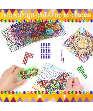 RTHPY Window Suncatcher Diamond Painting Kit for Kids 6-12 | Nature Theme | Gem Art Craft Set for Girls Ages 7-11 | Birthday Gift Idea for Teens - Buy Online on SooperMarket.com