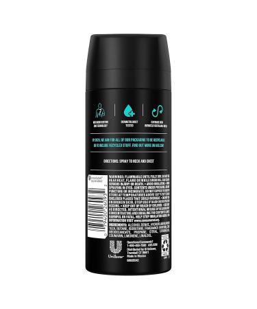 AXE Apollo Body Spray Deodorant for Men - Sage & Cedarwood Aluminum-Free Long-Lasting Odor Protection 4.0 oz - International Shipping Available - Buy Online on SooperMarket.com