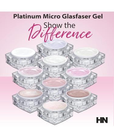 HN Hollywood Nails - Platinum Fiberglass UV Builder Gel - Classic Ros 34 | Shop Internationally for Premium Nail Products - Buy Online on SooperMarket.com