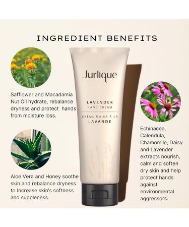 Jurlique - Lavender Hand Cream - Firms & Smooths - Silky Nourishing Hand Restores Suppleness Radiant Hands Farm-Grown Enhances & Rejuvenates Skin - Natural Ingredients - All Skin Types - 40ml - Buy Online on SooperMarket.com