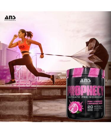 ANS Performance Prophecy Pre Workout Powder (20 servings 14.5 oz) Gluten Free Pre-Workout Formula - Energy & Strength - Sugar Free- Increase Power & Workout Volume (Pink Lemonade) - Buy Online on SooperMarket.com