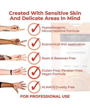 Cirepil Cristalline Wax Beads 800g - Hypoallergenic & Rosin-Free Formula for Sensitive Skin - Unscented Gel Texture - 28.22 oz Bag - Buy Online on SooperMarket.com