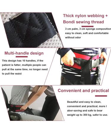 Transfer and Walking Gait Belt with 7 Handles Gait Belts Transfer Belts -for Patient Elderly Kids Physical Therapy - Walking Standing Rehabilitation Belt - Buy Online on SooperMarket.com