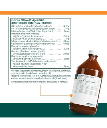 Genestra Brands - Multi Cal Mag Liquid - Calcium and Magnesium Supplement with Minerals - 450 ml Liquid - Buy Online on SooperMarket.com
