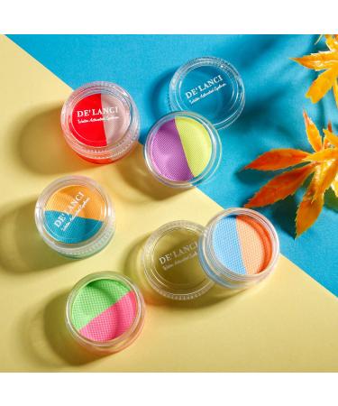 Ecofavor Water Activated UV Reactive Pastel Cake Eyeliner - 10 Colors Hydra Eye Liner for Face & Body - Glow in Blacklight for Halloween & Club Makeup - Buy Online on SooperMarket.com