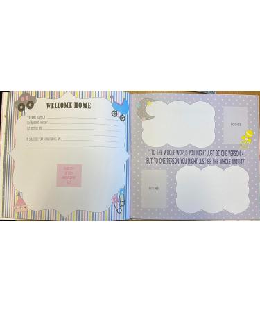 My First Year Baby Record Log Book - Blue | Capture Milestones from Birth to First Birthday - Buy Online on SooperMarket.com