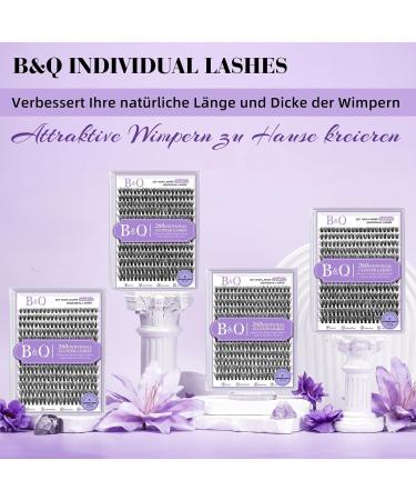 Lash Cluster Single Lashes | 280 PCS 3D Fluffy Wimpern Extensions | DIY 30D & 40D Mix - Natural Look - Buy Online on SooperMarket.com