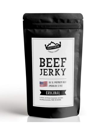 Buy Craftsman Original Beef Jerky 1kg | Premium 100% German Meat Snack | 10 x 100g Set | Authentic Bavarian Flavor - Buy Online on SooperMarket.com