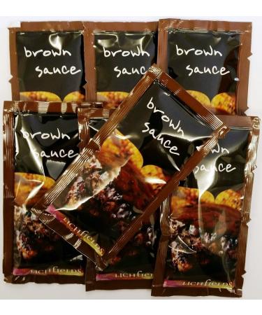 100 (4 x 25) Lichfields Brown Sauce - Individual 10g Sachets