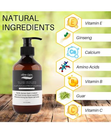 Celine Claire Hair Thickening Shampoo with Ginseng Ginger & Oriental Tree Extract - Boost Volume & Strengthen Hair | International Shipping - Buy Online on SooperMarket.com