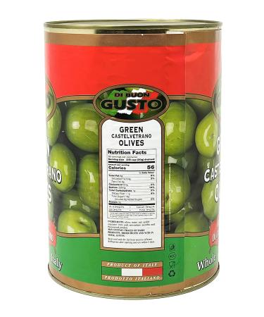 GUSTU Castelvetrano Olives 7.1 lbs Premium Green Whole Olives Farmed in Sicily Italy Buttery Smooth Flavor Dried Weight: 5.5 lbs Whole (5.5 lbs) - Buy Online on SooperMarket.com