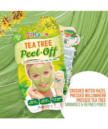 7th Heaven Tea Tree Peel-Off Face Mask with Witch Hazel - Minimizes & Refines Pores - Buy Online on SooperMarket.com