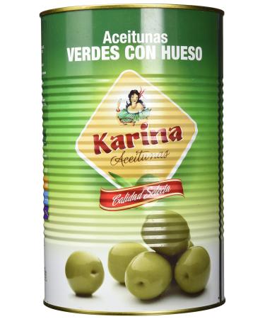 Aceitunas Karina green Manzanilla olives with stone tin 1 pack (1 x 2.5 kg)