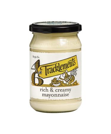 Tracklements Rich Mayonnaise The Ideal Condiment for Sarnies Potato Salad and Mackerel Pate or Partnered with Devilled Eggs Gluten Free Vegetarian Friendly 245g Jar