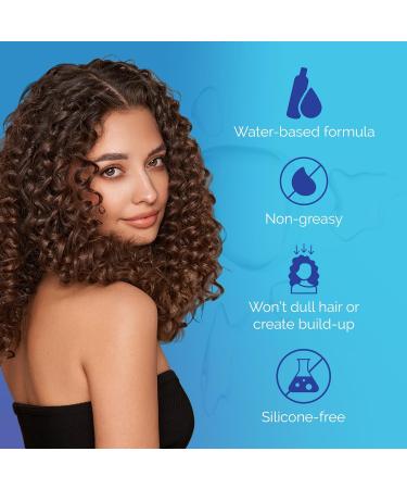Curl Keeper Slip Hair Detangler Spray for Curly Hair 3.4 Fl Oz - Leave In Conditioner Spray for Men Women & Kids - Water-Based Detangling Spray Loosens Knots & Tangles with Aloe Vera & Silk Protein - Buy Online on SooperMarket.com