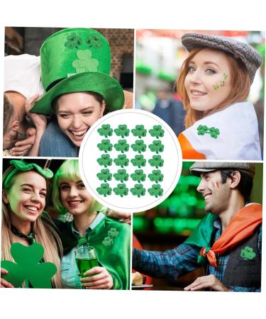STOBOK 1 Set 20 Pcs Patch St Patricks Day Patches Leaf Embroidered Hot Melt Adhesive Film Clothing - Buy Online on SooperMarket.com