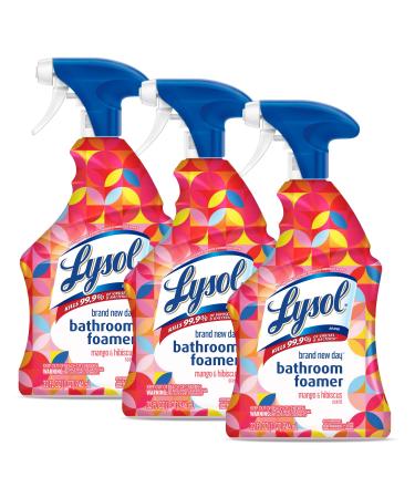 Lysol Bathroom Cleaner - Trigger Mango & Hibiscus 32 Oz (Pack of 3)