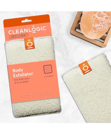 Cleanlogic Exfoliating Body Scrubber - Small Size, Assorted Colors (Pack of 6) - Buy Online on SooperMarket.com